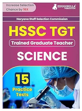 Hssc Tgt Science Exam Book English Edition Haryana Staff