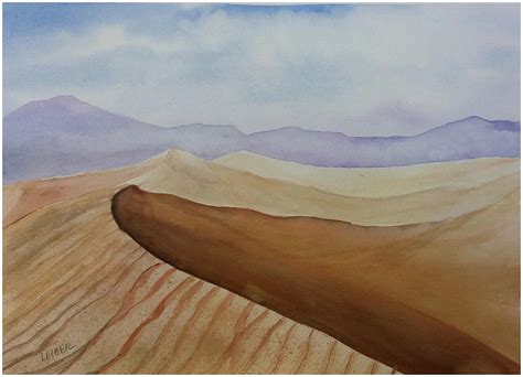 Desert Sand Dunes Painting By Donna Leiber Fine Art America