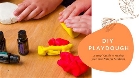 How To Make Playdough With Essential Oils Aromatherapy Sensory Diy