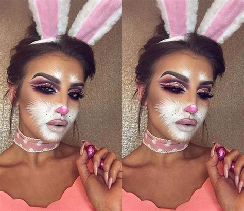 Cute Rabbit Makeup For Best Halloween Makeup Ideas Fantasymakeup