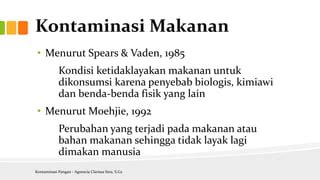 Kontaminasi Makanan PPT