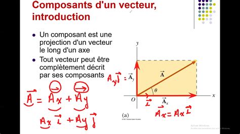 Les Composantes D Un Vecteur YouTube