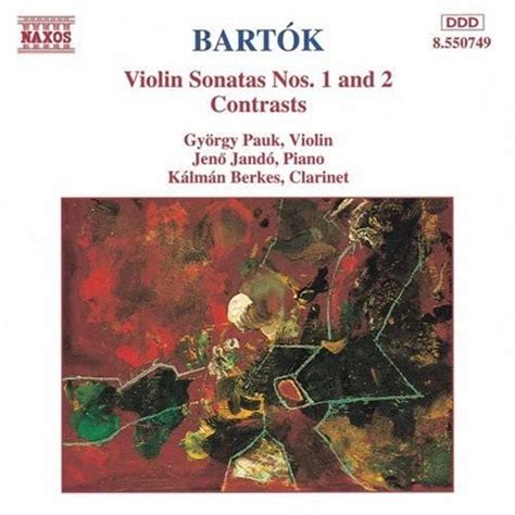 Amazon Bartok Violin Sonatas Nos Contrasts Cds Vinyl