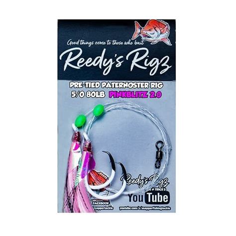 10x Ultra Rig PinkBlitz 8/0 Circle Hook Reedy's Dominator Pink Hook