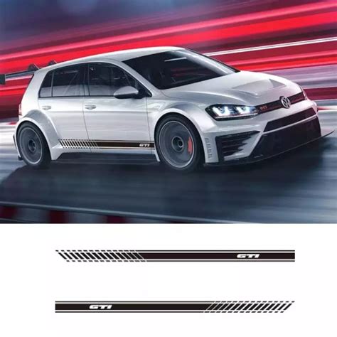 Pasy Ozdobne Folia Naklejki Boczne Vw Golf Gti Gtiv Bl Gl Za Z