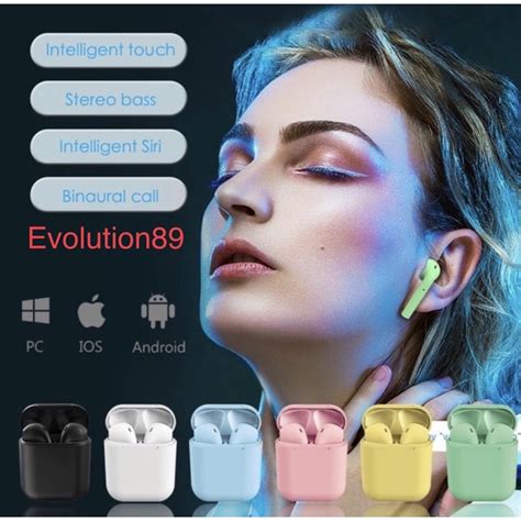 Jual Headset Bluetooth Inpods I Tws Macaron Earphone Bluetooth