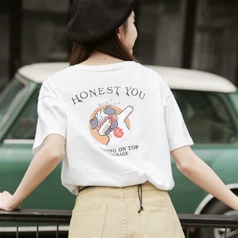 Camiseta Harajuku Para Mujer Ropa De Estilo Coreano Para Mujer Tops