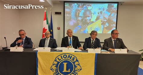 Siracusa Inaugurato L Anno Sociale Dei Club Lions Aretusa E Archimede