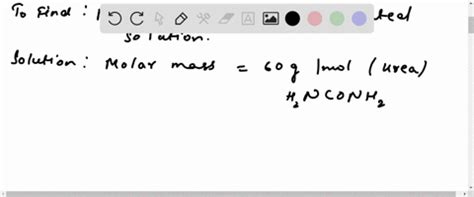 SOLVED A Quantity Of 500 G Of A Urea Solution Of Mole Fraction 0 2 Is