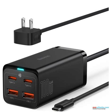 Baseus Gan Pro Desktop Fast Charger U C W Cn Black