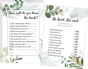 Lot De Quiz De Mariage Amusant Jeu Photo De Mariage Jeu De Mariage