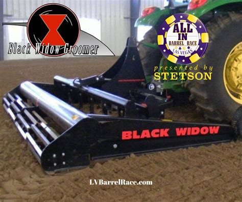 Black Widow Arena Groomer Easy To All In Barrel Race
