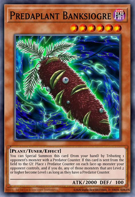 Predaplant Banksiogre Yu Gi Oh Card Database Ygoprodeck