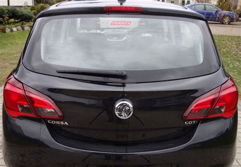 Klapa tył tylna szyba Opel Corsa E 5D czarna Z22C 12431767629