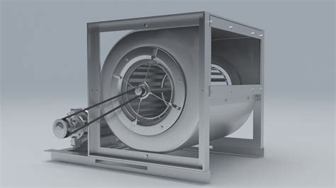 Ahu Blower Fan 3d Model Turbosquid 2027346