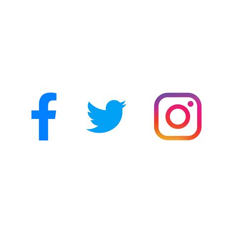 Facebook Twitter Instagram Logo Transparant Png 24983636 Png