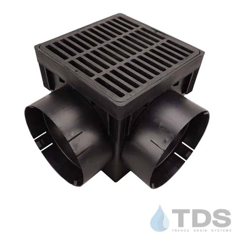 Nds Outlet Catch Basin In Outlets Blk Slotted Grate Tdsdrains