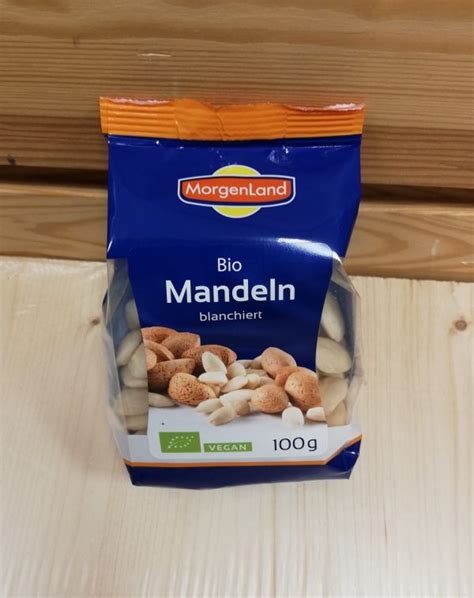 Bio Mandeln Blanchiert 100g Naturkiste