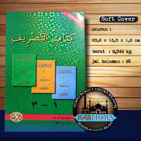 Jual Kitab Tashrif Kertas Hvs Hasan Bin Ahmad Rayhan Bangil