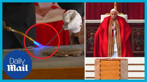 Pope Benedict Xvis Coffin Sealed Shut Before Laying To Rest In St