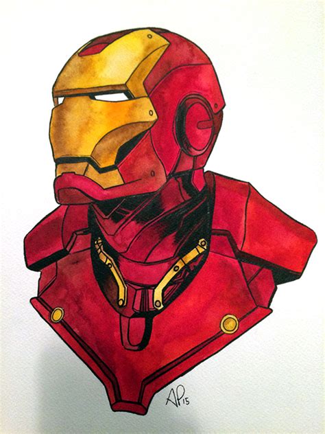 Iron Man Watercolor on Behance