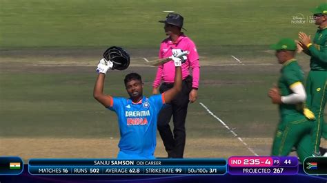 8 Years After International Debut, Sanju Samson Hits First Century For ...