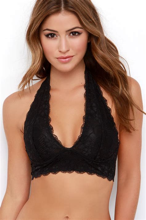 Sexy Lace Bralette Lace Top Crop Top Halter Top 2900 Lulus