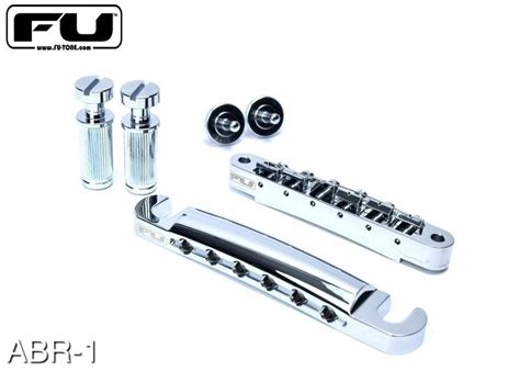 Fu Tone Stop Tail And Tune O Matic Brass Bridge Set Chrome Platedストップ