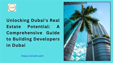 Ppt Unlocking Dubai S Real Estate Potential A Comprehensive Guide To