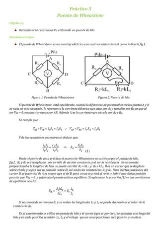 Puente De Wheatstone Pdf