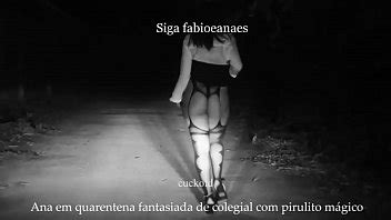 Trecho Hotwife Safadinha Fantasiada De Colegial Brincando O Pirulito M Gico Xvideos