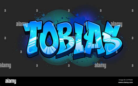 A Cool Graffiti Styled Name Design Legible Letters For All Ages Stock