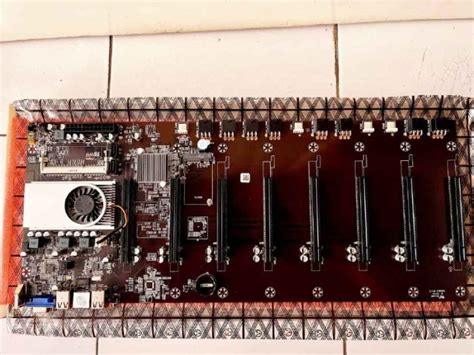 Promo Mining Motherboard Btc T Riserless Gpu Pcir New Baru Diskon