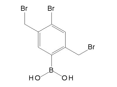 Bromo Bis Bromomethyl Phenylboronic Acid Structure Synthesis