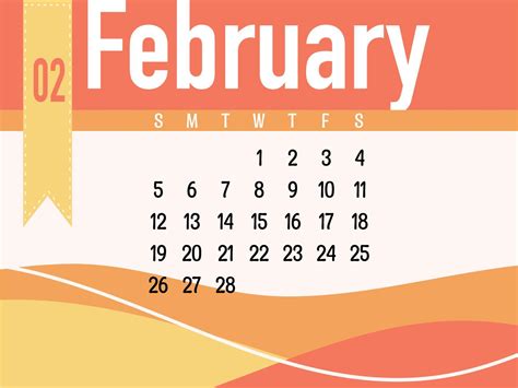 February calendar vector 16086605 Vector Art at Vecteezy