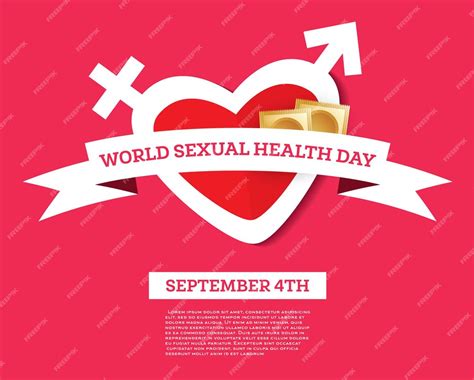 Premium Vector World Sexual Health Day Sex Education Vector