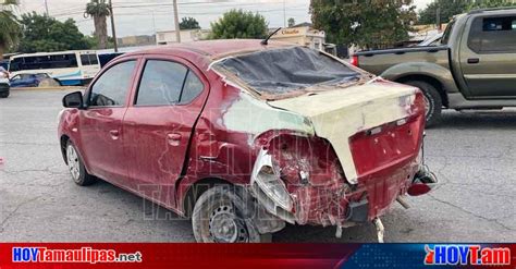 Hoy Tamaulipas Tamaulipas Choca Auto Que Traia En Reparacion En