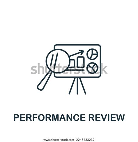 Performance Review Icon Monochrome Simple Talent Stock Vector (Royalty ...