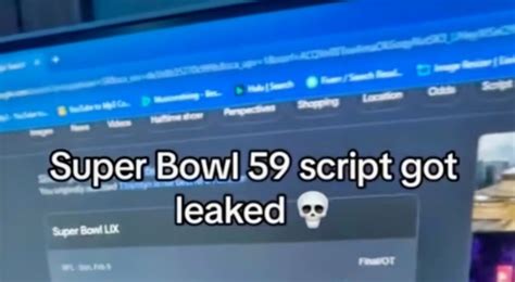 The “Script” For Super Bowl 59 Has Already Been Leaked Online, And Fans ...