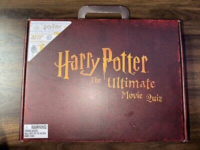 Harry Potter The Ultimate Movie Quiz Game Ages 6 Up 1600 Questions All