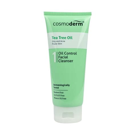 Cosmoderm Tea Tree Oil Facial Cleanser 125ml Shopee Malaysia