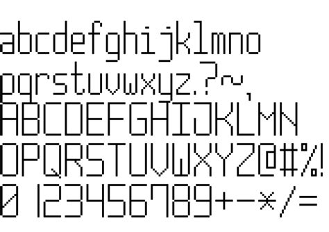 Small Pixel Font In Truetype Ttf Opentype Otf Format For Free Download Id6916192