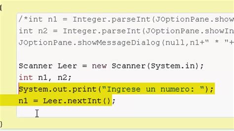 Como Leer Variables En Java Youtube