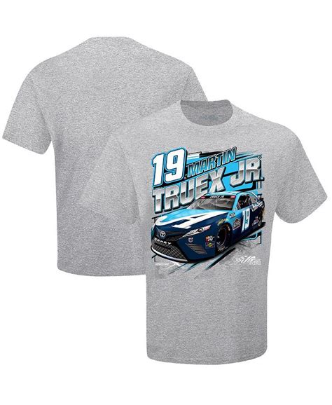 Joe Gibbs Racing Team Collection Mens Heather Gray Martin Truex Jr