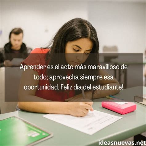 Mensajes y Frases motivadoras para los estudiantes Feliz día del