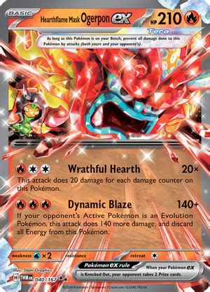 Hearthflame Mask Ogerpon Ex Double Rare Pokecardsgt