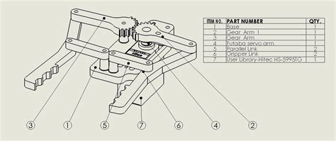 Diy Robot Gripper 3d Model 3d Printable Cgtrader