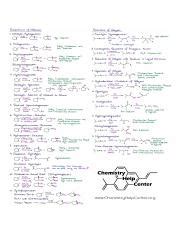 Alkene And Alkyne Cheat Sheet Reactions Of Allenes Reactions Of