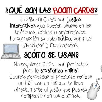 BOOM CARDS SÍLABAS TRABADAS con PR Spanish Blends Distance Learning