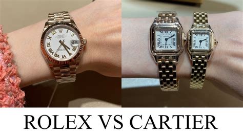 Rolex Watch Vs Cartier Youtube